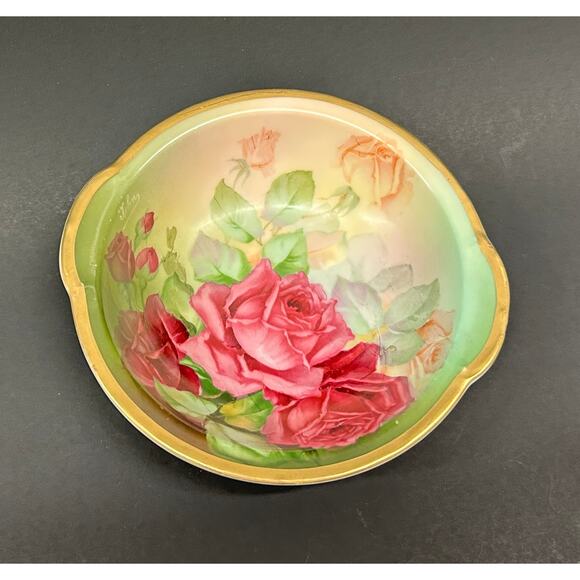 Bavarian Porcelain -Thomas - Sevres, Monte Carlo - Cottage Rose Decor, Set of 3 - Picture 2 of 8